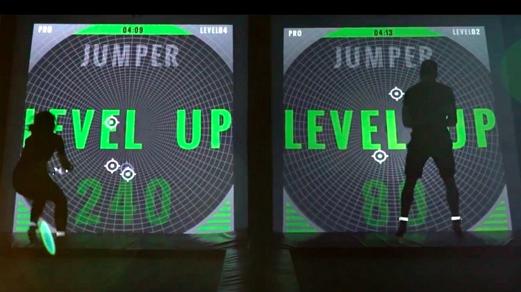 lightjumper interactive trampoline